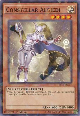 Constellar Algiedi - SP15-EN007 - Shatterfoil Rare 1st Edition Star Pack ARC-V Singles