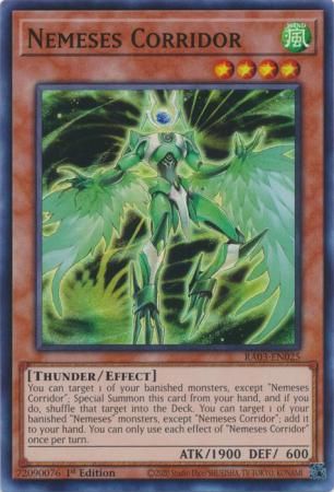 Nemeses Corridor - RA03-EN025 - Super Rare 1st Edition Quarter Century Bonanza 1st Edition Singles