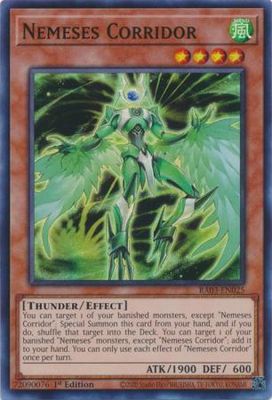 Nemeses Corridor - RA03-EN025 - Super Rare 1st Edition Quarter Century Bonanza 1st Edition Singles