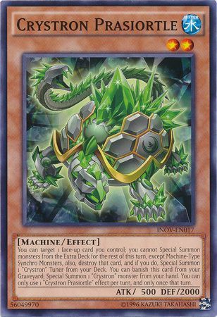 Crystron Prasiortle - INOV-EN017 - Common Unlimited Invasion Vengeance Unlimited Singles