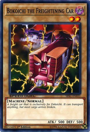 Bokoichi the Freightening Car - SBSC-EN031 - Common 1st Edition Speed Duel: Scars of Battle Singles
