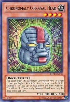 Chronomaly Colossal Head - REDU-EN010 - Rare Unlimited Return of the Duelist Unlimited Singles