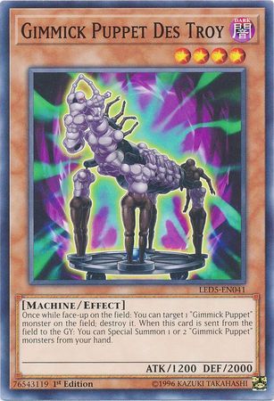 Gimmick Puppet Des Troy - LED5-EN041 - Common 1st Edition Legendary Duelists: Immortal Destiny Singles