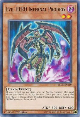 Evil HERO Infernal Prodigy - LED5-EN019 - Common 1st Edition Legendary Duelists: Immortal Destiny Singles
