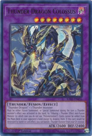 Thunder Dragon Colossus - RA03-EN036 - Ultra Rare 1st Edition Quarter Century Bonanza 1st Edition Singles
