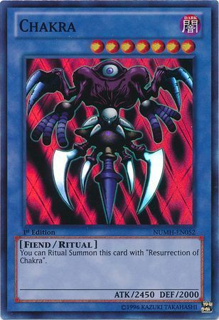 Chakra - NUMH-EN052 - Super Rare 1st Edition Number Hunters 1st Edition Singles