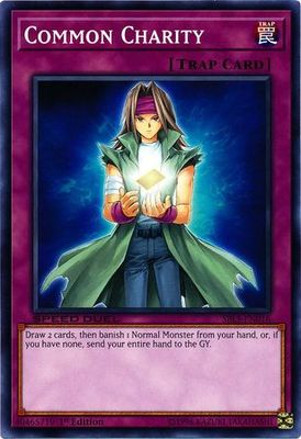 Common Charity - SBLS-EN016 - Common 1st Edition Speed Duel: Arena of Lost Souls Singles