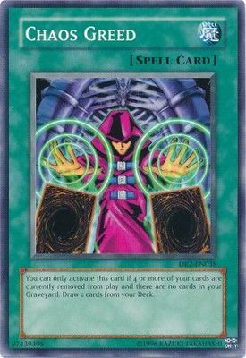 Chaos Greed - DR2-EN038 - Common unlimited Dark Revelation 2 DR2