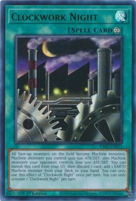 SJ Clockwork Night - RA03-EN071 - Ultra Rare 1st Edition Quarter Century Bonanza 1st Edition Singles