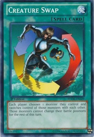 Creature Swap - SDOK-EN029 - Common 1st Edition Structure Deck: Onslaught of the Fire Kings [SDOK]