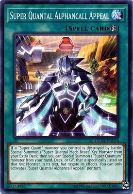 Super Quantal Alphancall Appeal - DANE-EN056 - Common Unlimited Dark Neostorm Unlimited Singles