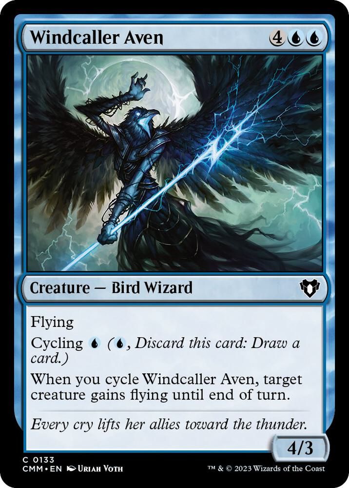 Windcaller Aven 0133 - Commander Masters (CMM)