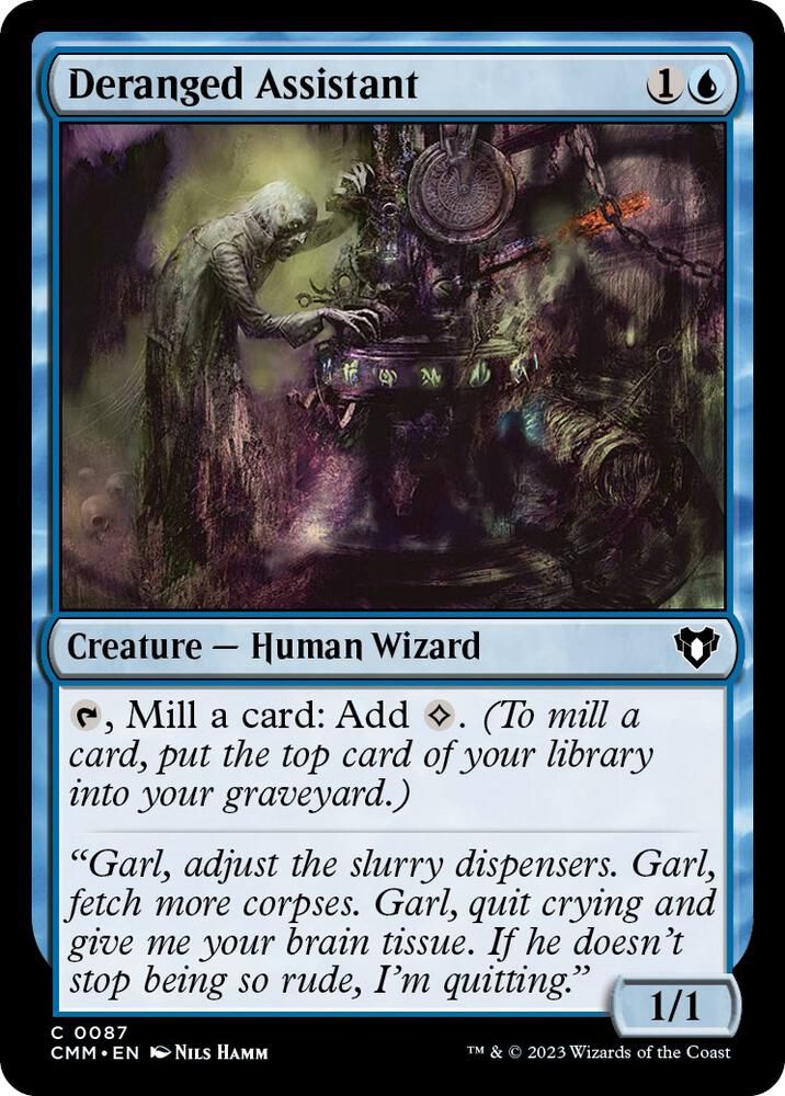Deranged Assistant 0087 - Commander Masters (CMM)