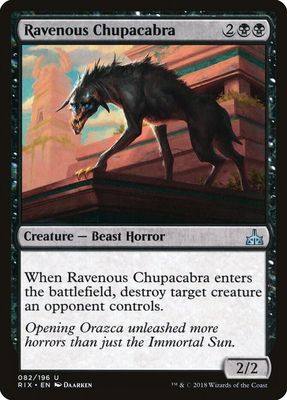 Ravenous Chupacabra 082/196 - Rivals of Ixalan (RIX)