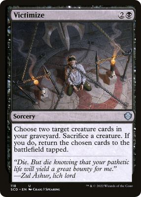 Victimize 118 - Starter Commander Decks (SCD)
