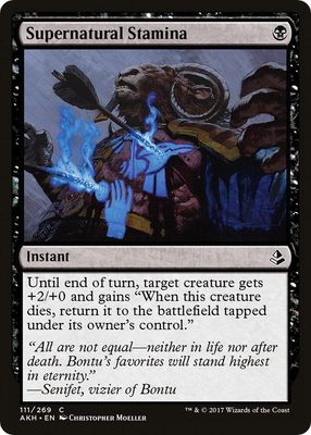 Supernatural Stamina 111/269 - Amonkhet (AKH)