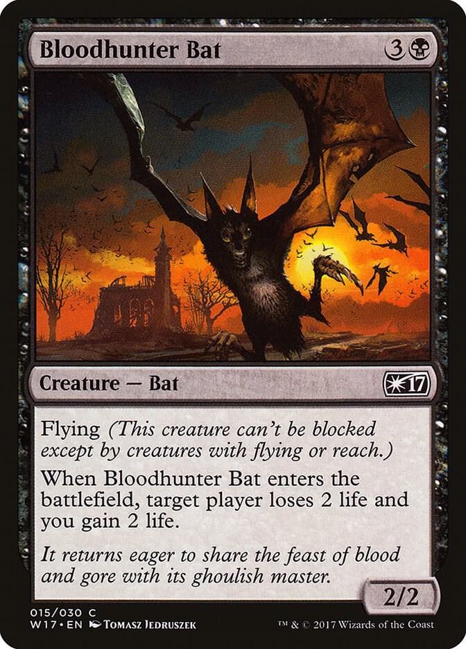 Bloodhunter Bat 015/030 - Welcome Deck 2017 (W17) (Español)