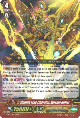Shining True Liberator, Solemn Glitter - G-BT13: Ultimate Stride (G-BT13) G-BT13: Ultimate Stride