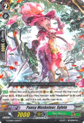 Pansy Musketeer, Sylvia - G-CHB01: TRY3 NEXT (G-CHB01) G-CHB01: TRY3 NEXT