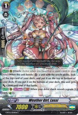 Weather Girl, Lassi - G-BT12: Dragon King&#39;s Awakening (G-BT12) G-BT12: Dragon King&#39;s Awakening
