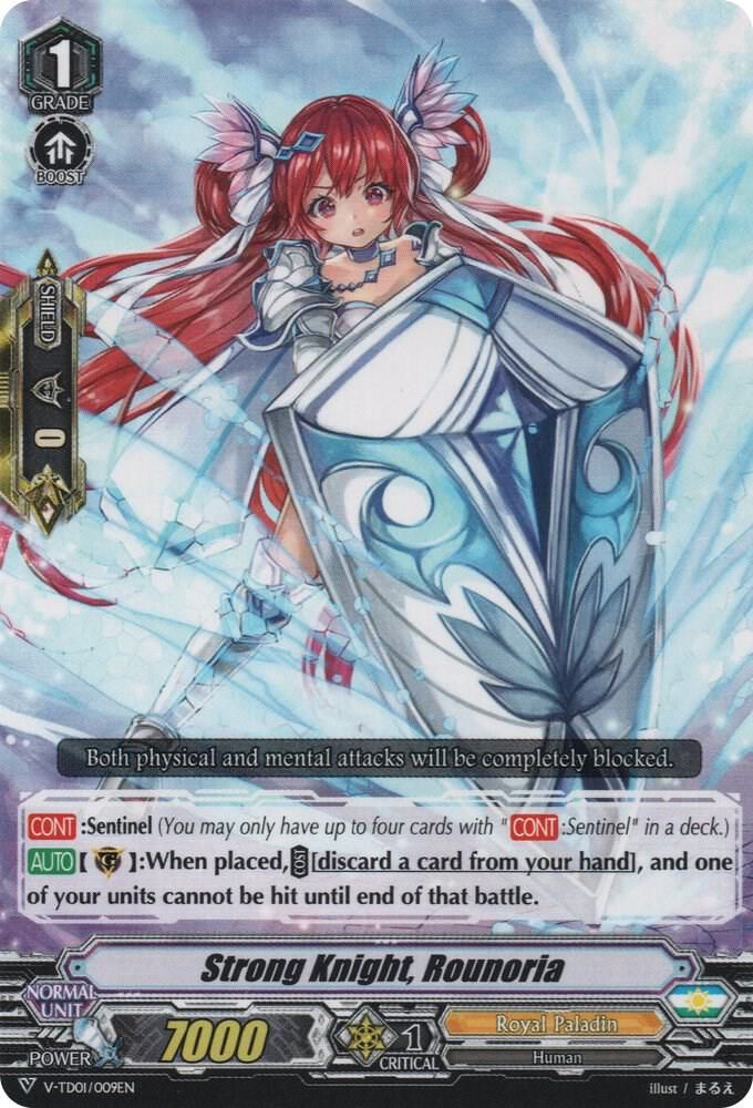 Strong Knight, Rounoria - V-TD01: Aichi Sendou (V-TD01) V-TD01: Aichi Sendou