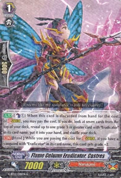 Flame Column Eradicator, Castres - G-BT12: Dragon King&#39;s Awakening (G-BT12) G-BT12: Dragon King&#39;s Awakening