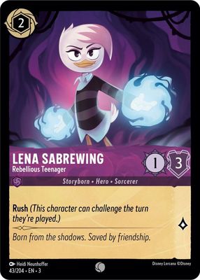 Lena Sabrewing - Rebellious Teenager - Into the Inklands (3) Into the Inklands