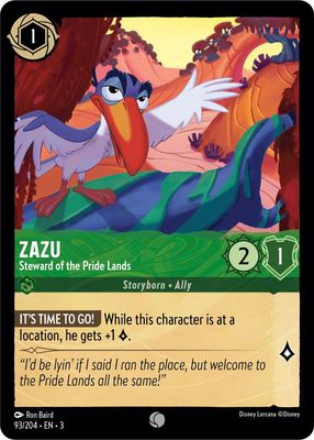 Zazu - Steward of the Pride Lands - Into the Inklands (3) Into the Inklands