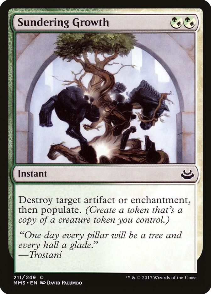 Sundering Growth 211/249 - Modern Masters 2017 (MM3)