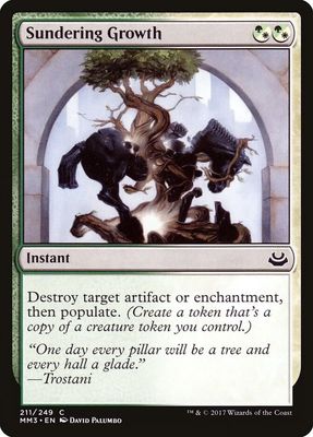 Sundering Growth 211/249 - Modern Masters 2017 (MM3)