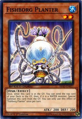 Fishborg Planter - SBAD-EN027 - Common 1st Edition Speed Duel: Attack from the Deep Singles (espanol)