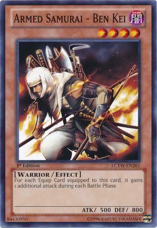 Armed Samurai - Ben Kei - LCYW-EN261 - Common 1st Edition Legendary Collection 3: Yugi&#39;s World 1st Edition Singles