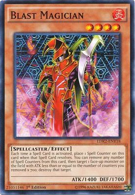 Blast Magician - LDK2-ENY18 - Common 1st Edition Legendary Decks II - Yugi (espanol)
