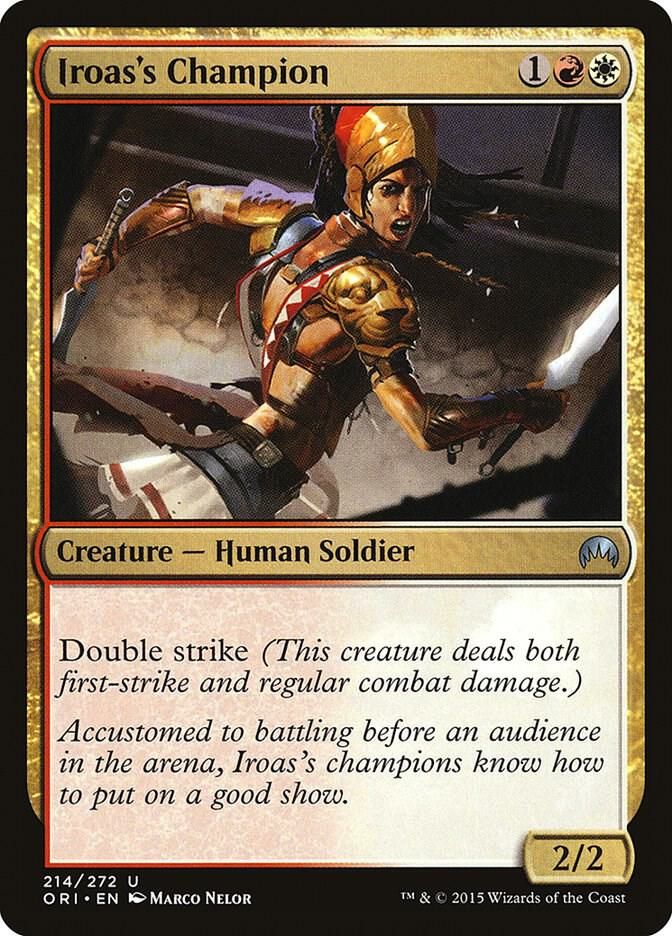 Iroas&#39;s Champion  214/272 - Magic Origins (ORI)