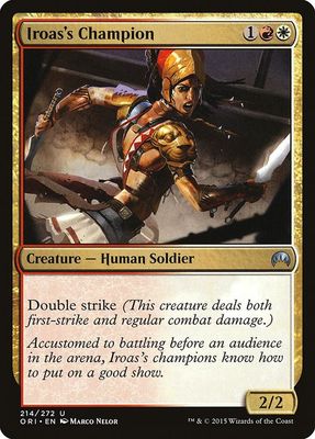 Iroas&#39;s Champion  214/272 - Magic Origins (ORI)
