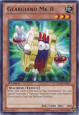 Geargiano Mk-II - REDU-EN027 - Rare 1st Edition Return of the Duelist 1st Edition Singles