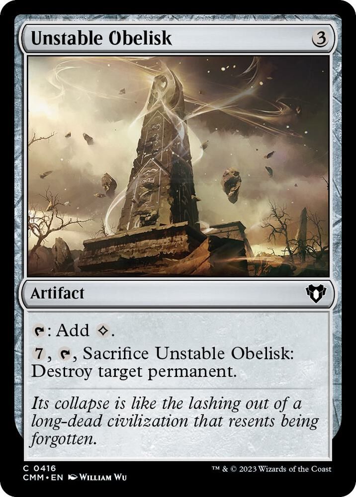 Unstable Obelisk 0416 - Commander Masters (CMM)