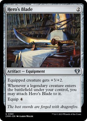 Hero&#39;s Blade 0391 - Commander Masters (CMM)
