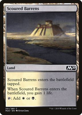 Scoured Barrens 251/280 - Core Set 2020 (M20)