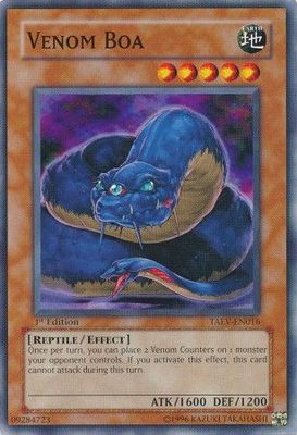 Venom Boa - TAEV-EN016 - Common 1st Edition Tactical Evolution [TAEV] 1st Edition Singles