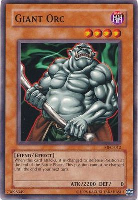 Giant Orc - MFC-012 - Common Unlimited Magician&#39;s Force [MFC] Unlimited Singles