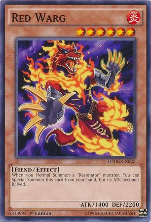 Red Warg - DPDG-EN025 - Common 1st Edition Duelist Pack: Dimensional Guardians Singles