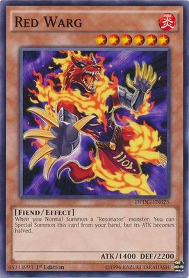 Red Warg - DPDG-EN025 - Common 1st Edition Duelist Pack: Dimensional Guardians Singles