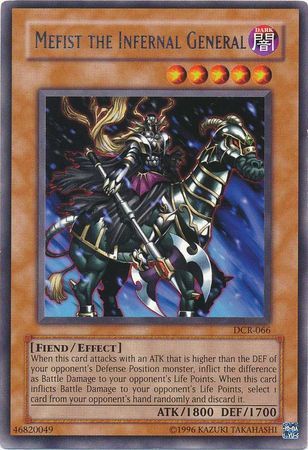 Mefist the Infernal General - DCR-066 - Rare Unlimited Dark Crisis [DCR] Unlimited Singles