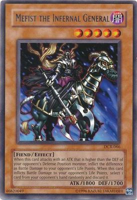 Mefist the Infernal General - DCR-066 - Rare Unlimited Dark Crisis [DCR] Unlimited Singles