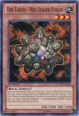 The Earth - Hex-Sealed Fusion - LCYW-EN264 - Common 1st Edition Legendary Collection 3: Yugi&#39;s World 1st Edition Singles