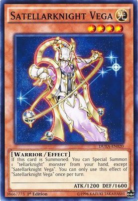 Satellarknight Vega - DUEA-EN020 - Common 1st Edition Duelist Alliance 1st Edition Singles