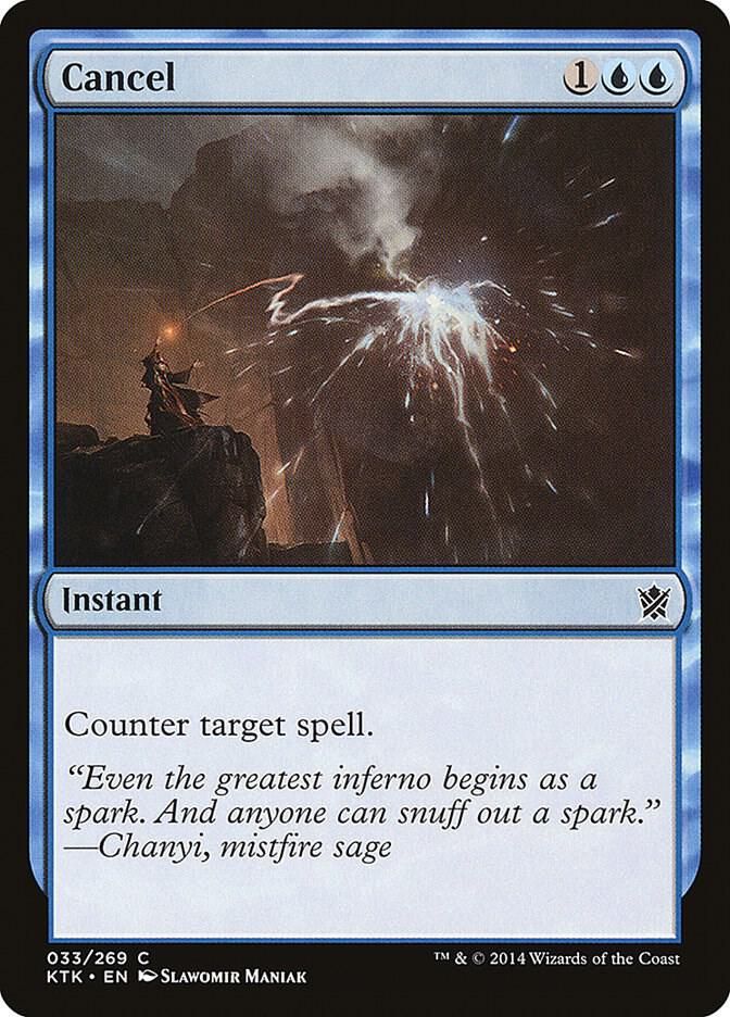 Cancel 033/269 - Khans of Tarkir (KTK)