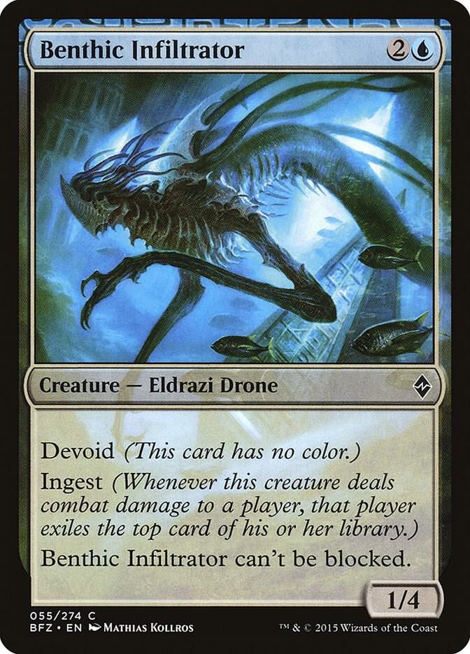 Benthic Infiltrator 055/274 - Battle for Zendikar (BFZ)