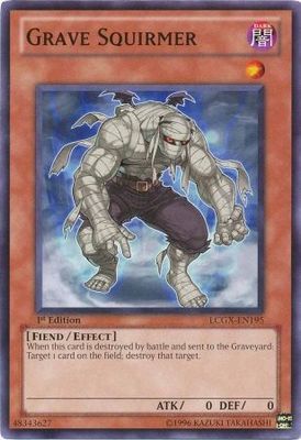 Grave Squirmer - LCGX-EN195 - Common 1st Edition Legendary Collection 2 1st Edition Singles